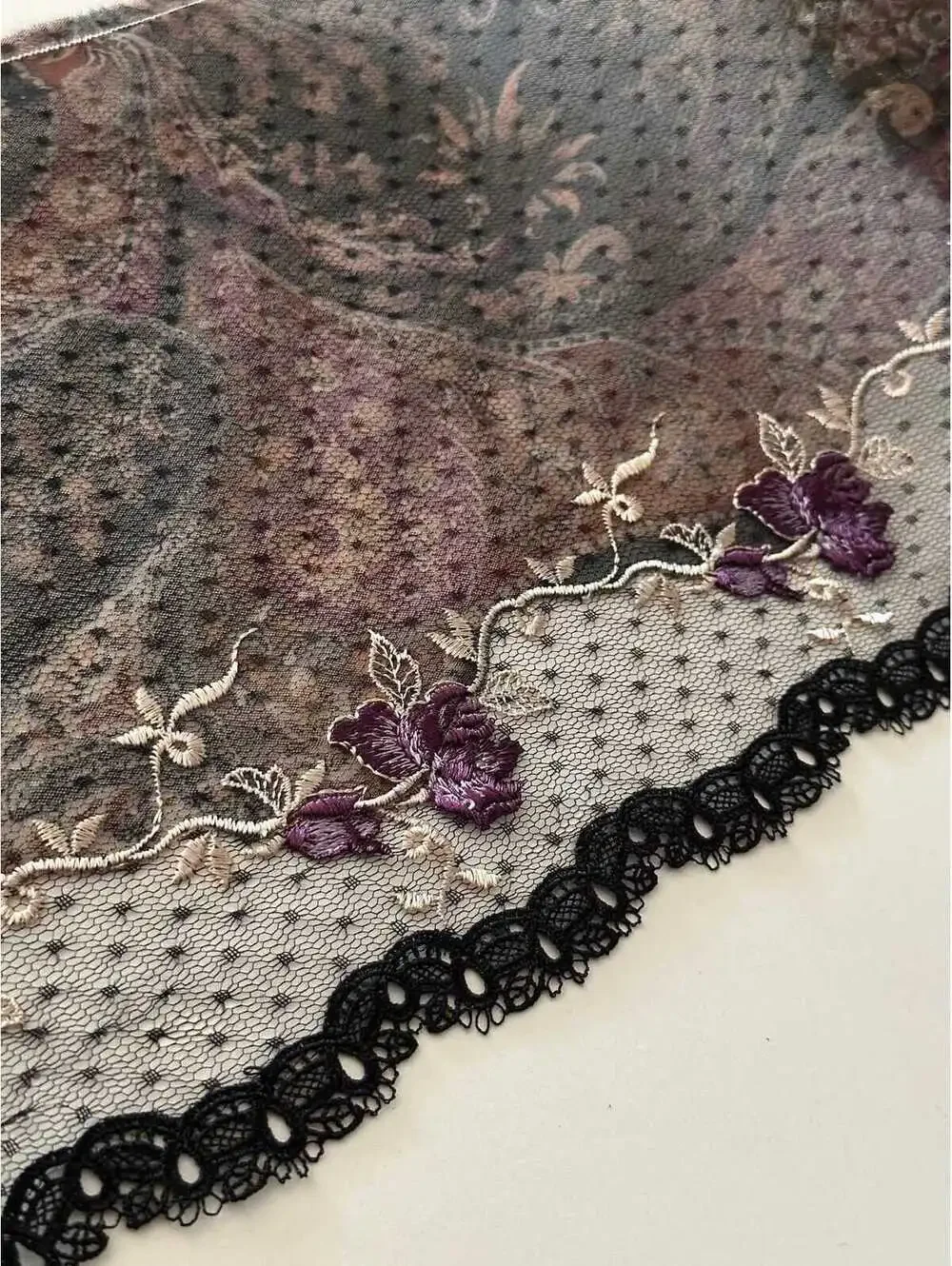 5yds Texas Chrisom Lace - TX Local Stock ready to ship. Retail & Wholesale